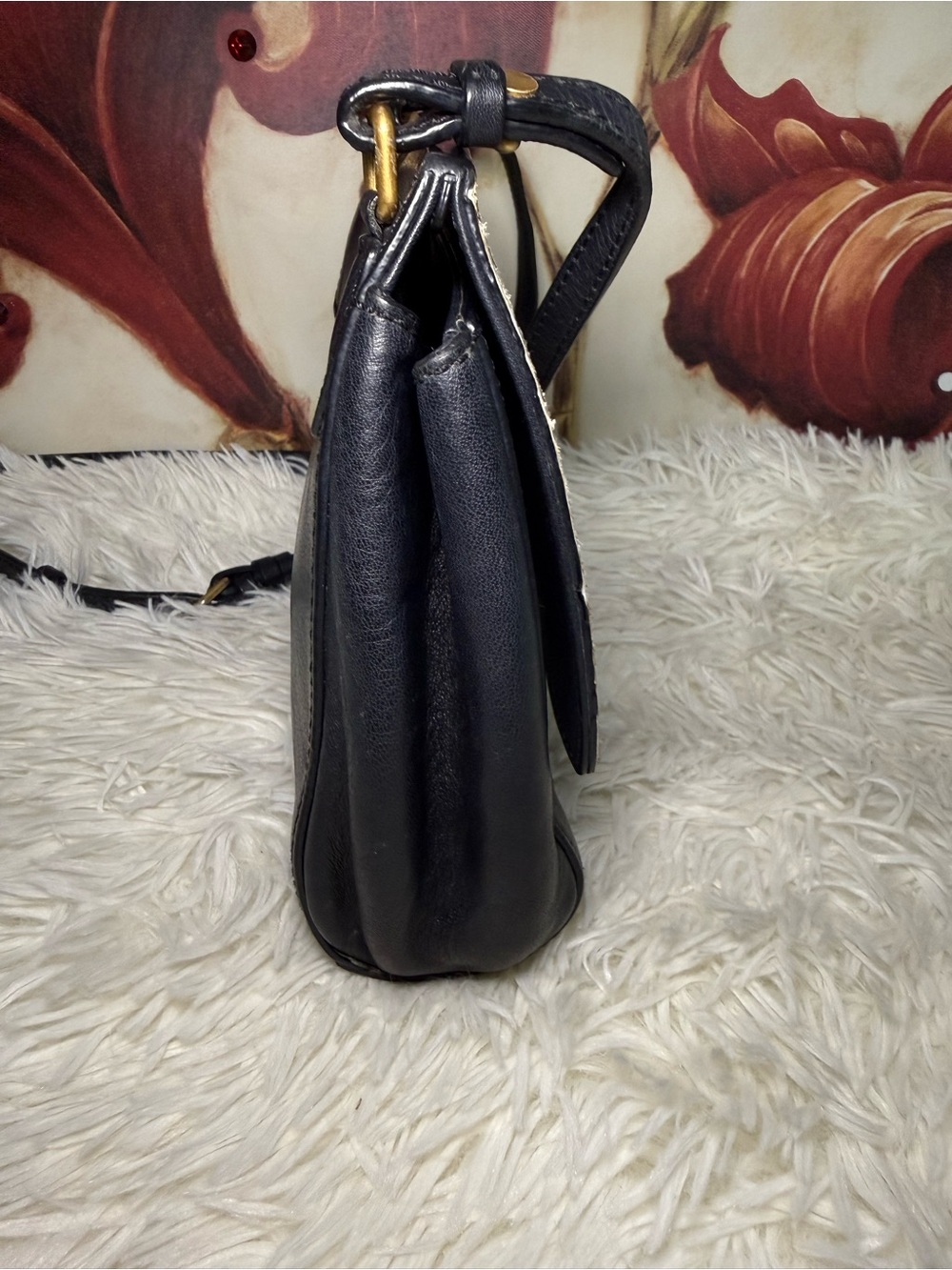 MCM  Authentic  Python Embossed Crossbody Bag - Picture 3 of 12